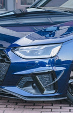 BCTXE - AUDI A4 S LINE / S4 B9.5 CARBON FIBRE FRONT BUMPER CANARDS