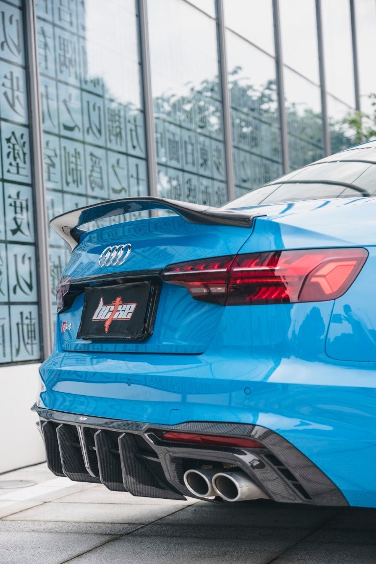 BCTXE - AUDI A4 / S4 B9 B9.5 CARBON FIBRE SPOILER V1