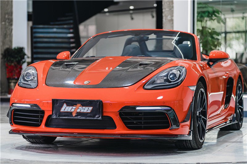 BCTXE - PORSCHE 718 BOXSTER / CAYMAN CARBON FIBRE FRONT LIP