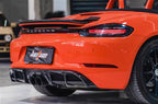 BCTXE - PORSCHE 718 BOXSTER / CAYMAN CARBON FIBRE REAR DIFFUSER
