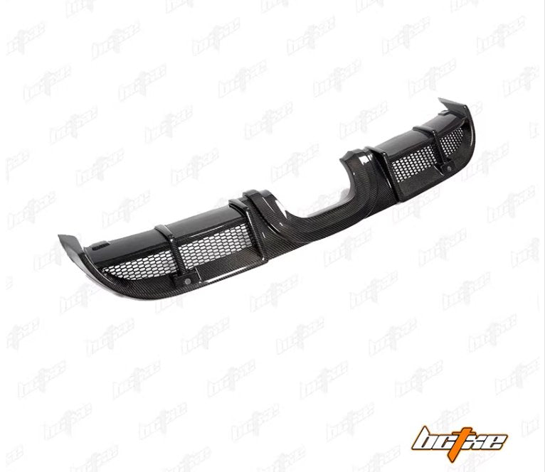 BCTXE - PORSCHE 718 BOXSTER / CAYMAN CARBON FIBRE REAR DIFFUSER