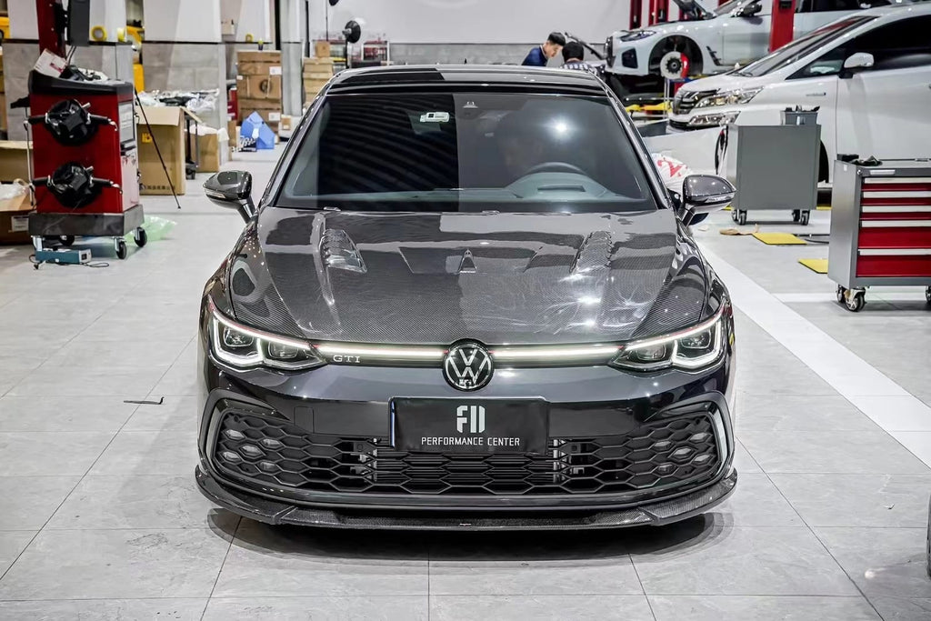 BCTXE - VOLKSWAGEN GOLF MK8 CARBON FIBRE FRONT LIP