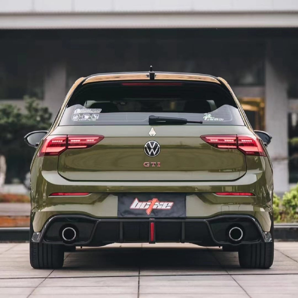 BCTXE - VOLKSWAGEN GOLF MK8 CARBON FIBRE REAR DIFFUSER