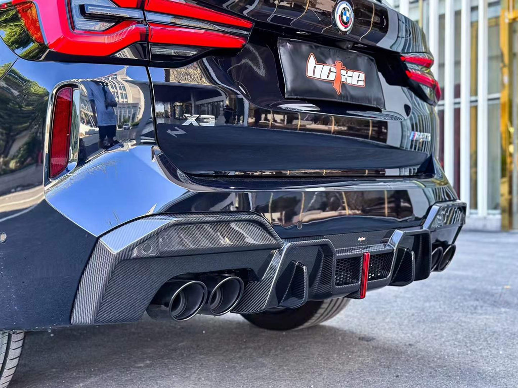 BCXTE - BMW X3 G01 LCI CARBON FIBRE LED REAR DIFFUSER
