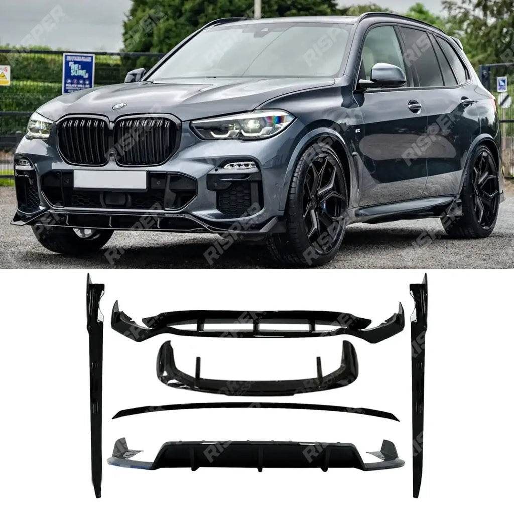 Black Knight Aero Body Kit M Sport In Gloss Black For BMW X5 M Sport 2018-2022