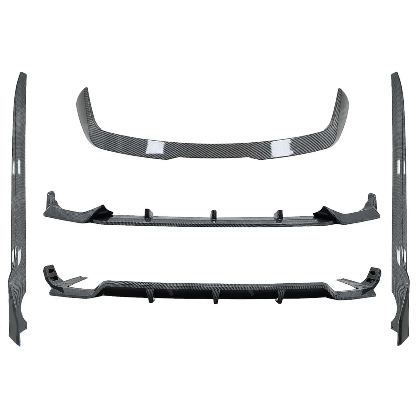 Black Knight Aero Kit Carbon Look For BMW X7 G07 M Sport (2018-2022 pre-LCI)