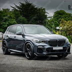 Black Knight Aero Kit Full With Grill & Mirror Caps For Bmw X5 G05 M Sport 2018-2022