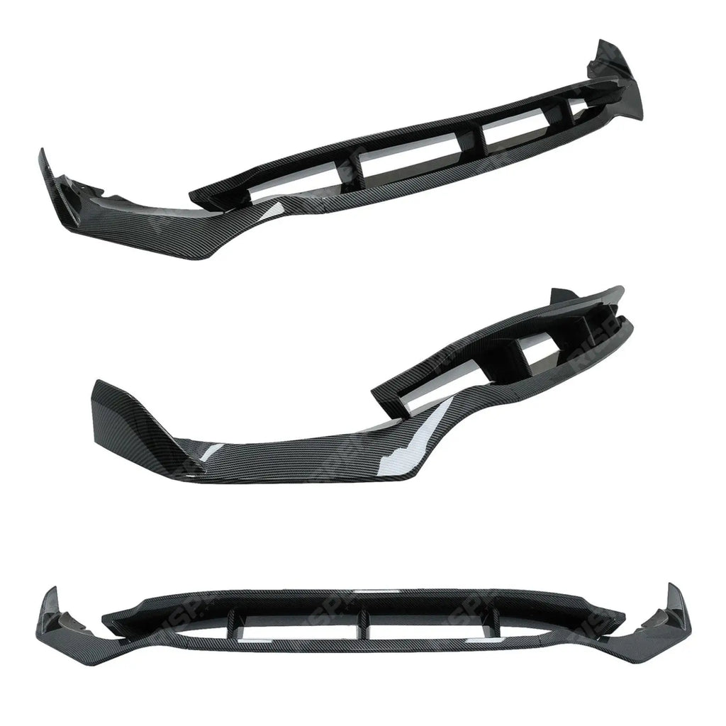 Black Knight Front Splitter in Carbon Look For BMW X5 G05 M Sport 2018-2022