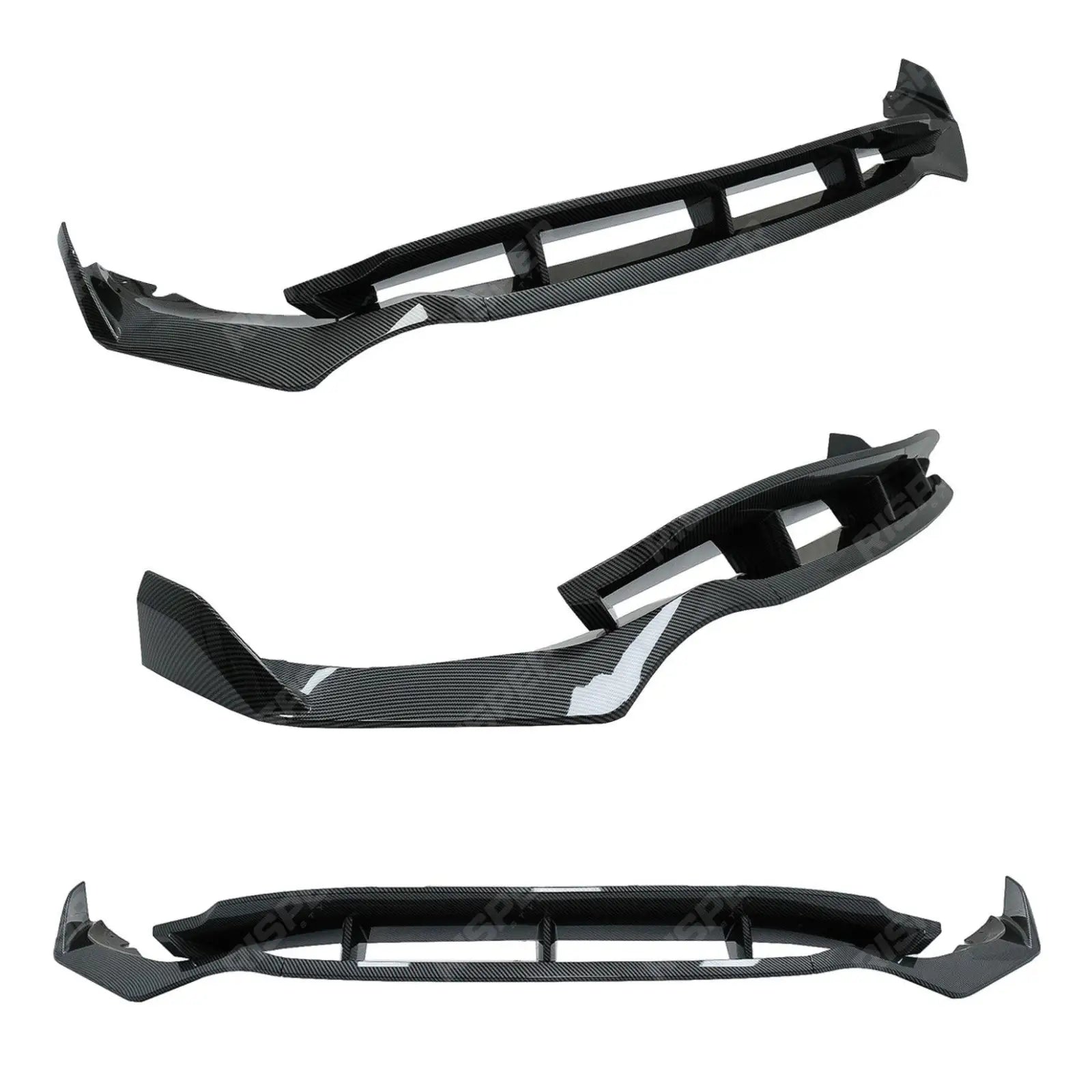 Black Knight Front Splitter in Carbon Look For BMW X5 G05 M Sport 2018-2022