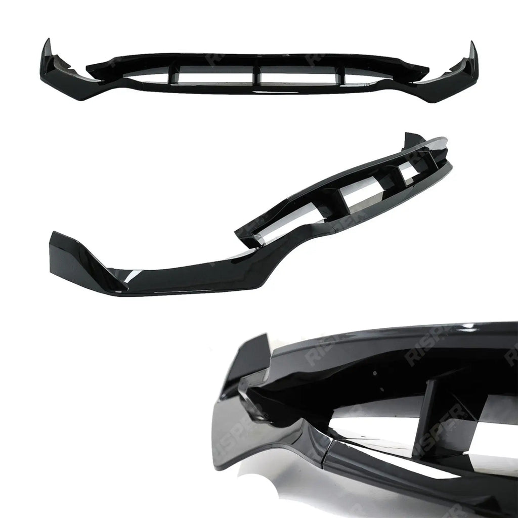 Black Knight Front Splitter in Gloss Black For BMW X5 G05 M Sport 2018-2022