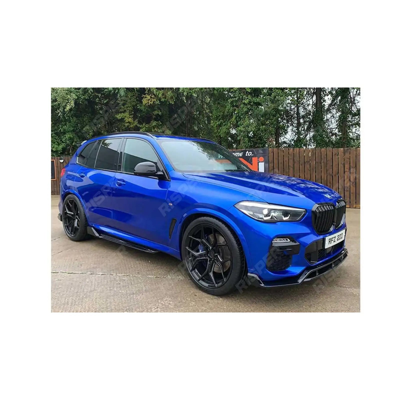 Black Knight Front Splitter in Gloss Black For BMW X5 G05 M Sport 2018-2022