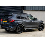 Black Knight Rear Diffuser in Gloss Black For BMW X5 G05 M Sport 2018-2022