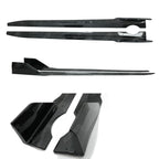 Black Knight Side Skirt Splitters in Carbon Look For BMW X5 G05 M Sport 2018+