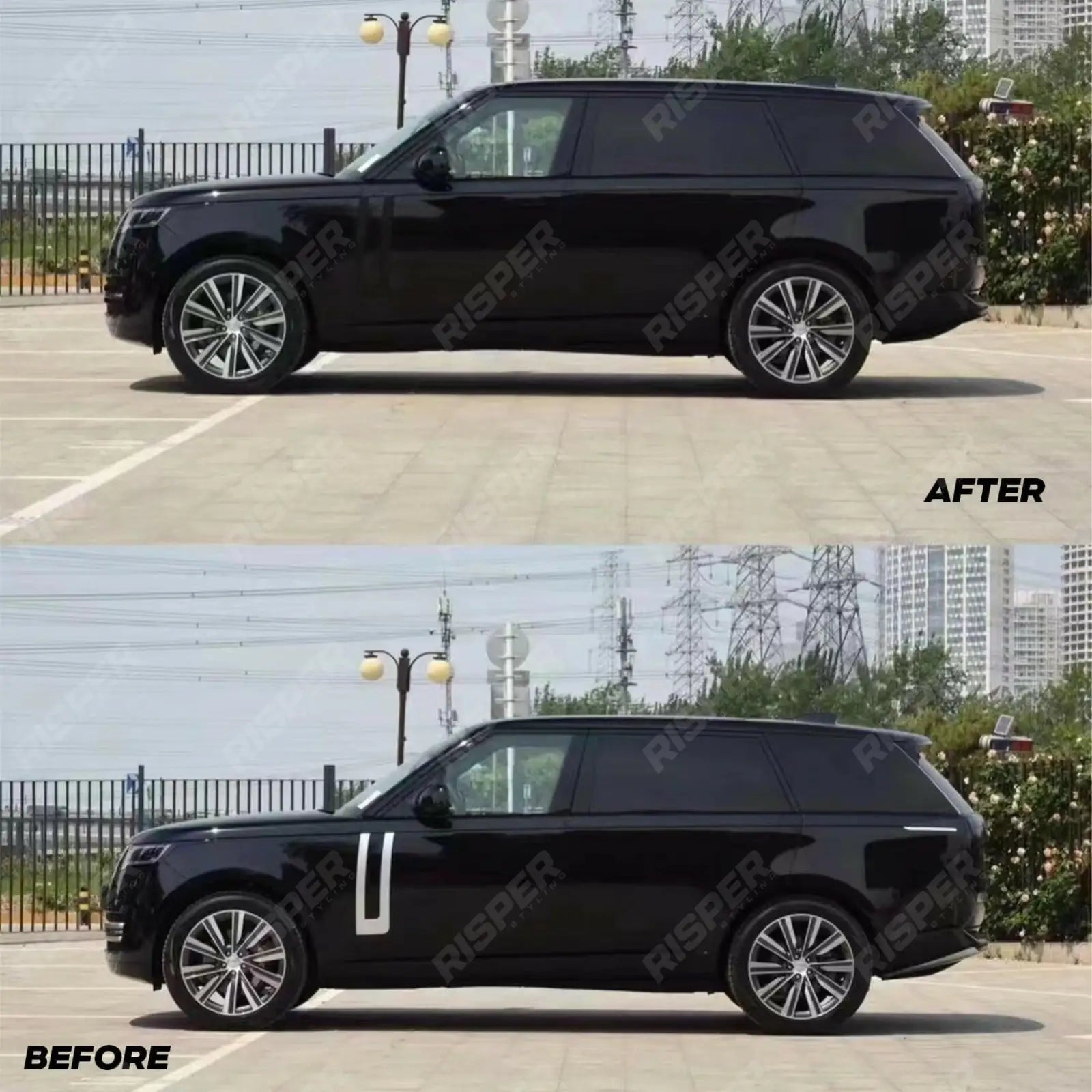 Black Trim Pack Grill Vents Bumper Trims For Range Rover Vogue 2023 On
