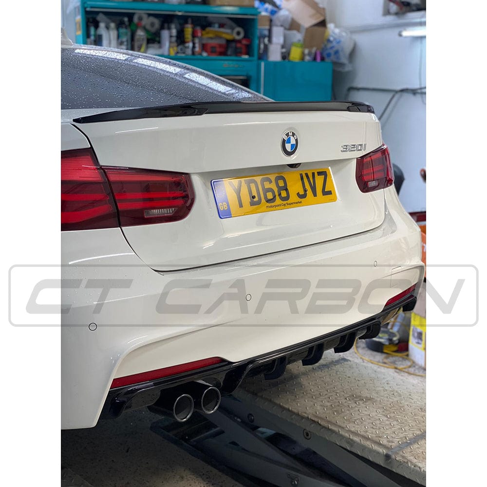 BMW 3 SERIES F30/F31 GLOSS BLACK LEFT EXHAUST DIFFUSER - V1