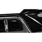 BMW G20/G21 3 SERIES 2019-2022 PRE LCI GLOSS BLACK ROUND EXHAUST DIFFUSER - MP STYLE