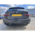 BMW G20/G21 3 SERIES 2019-2022 PRE LCI GLOSS BLACK ROUND EXHAUST DIFFUSER - MP STYLE