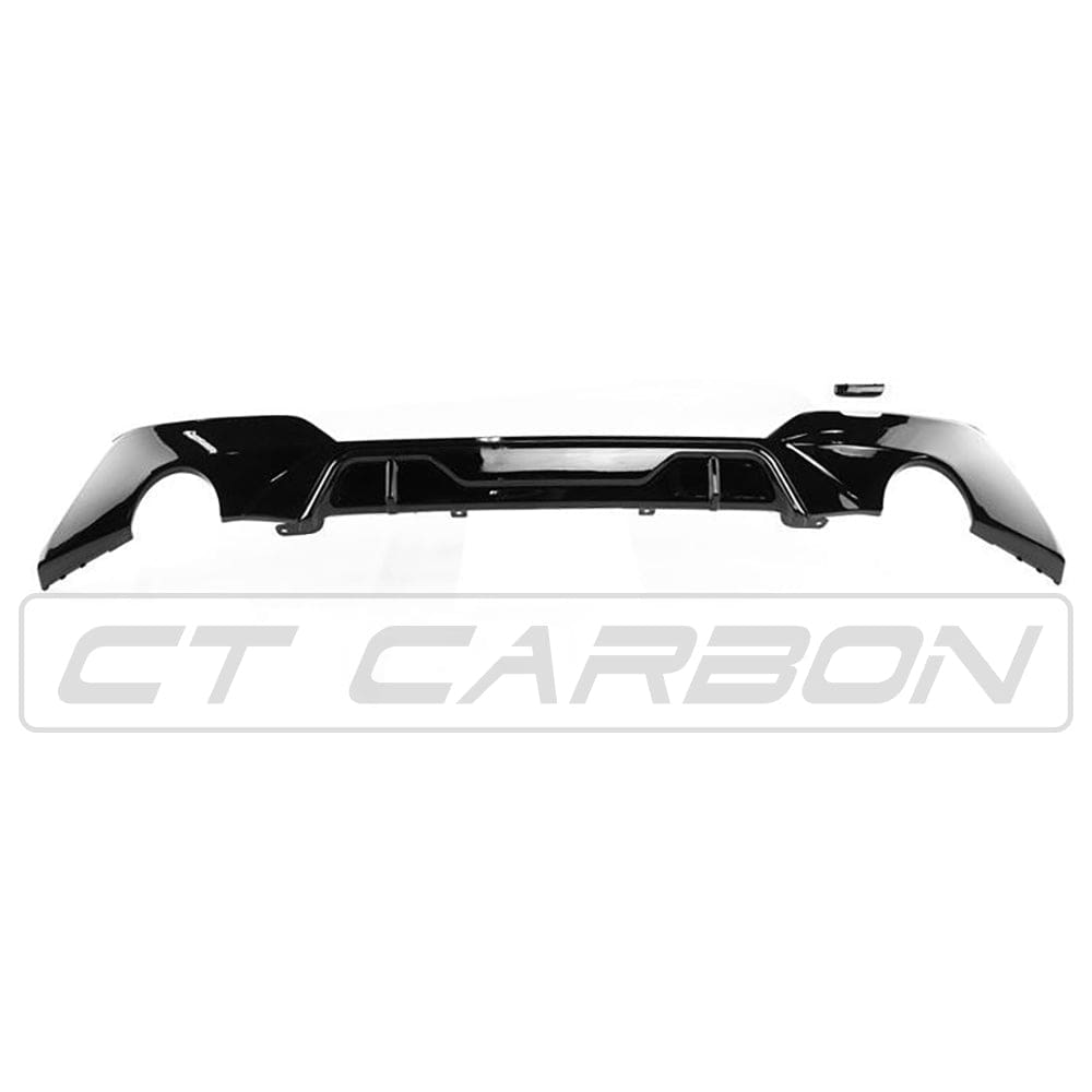 BMW G20/G21 3 SERIES 2019-2022 PRE LCI GLOSS BLACK ROUND EXHAUST DIFFUSER - MP STYLE