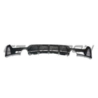 BMW 4 SERIES F32/F33/F36 GLOSS BLACK DUAL EXIT EXHAUST DIFFUSER - V2