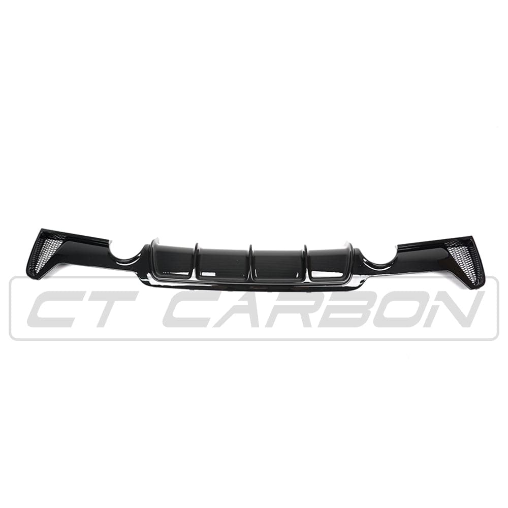 BMW 4 SERIES F32/F33/F36 GLOSS BLACK DUAL EXIT EXHAUST DIFFUSER