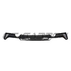 BMW 4 SERIES F32/F33/F36 GLOSS BLACK DUAL EXIT EXHAUST DIFFUSER - V2