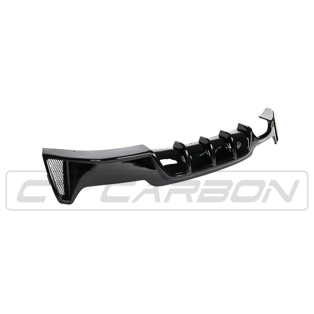 BMW 4 Series F32/F33/F36 GLOSS BLACK TWIN LEFT EXIT EXHAUST DIFFUSER - V2