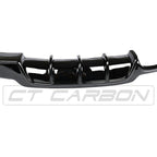 BMW 4 Series F32/F33/F36 GLOSS BLACK TWIN LEFT EXIT EXHAUST DIFFUSER - V2