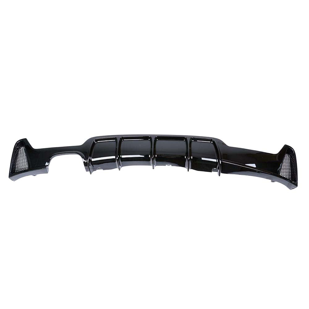 BMW 4 Series F32/F33/F36 GLOSS BLACK TWIN LEFT EXIT EXHAUST DIFFUSER - V2