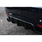 BMW 4 Series F32/F33/F36 GLOSS BLACK TWIN LEFT EXIT EXHAUST DIFFUSER - V2