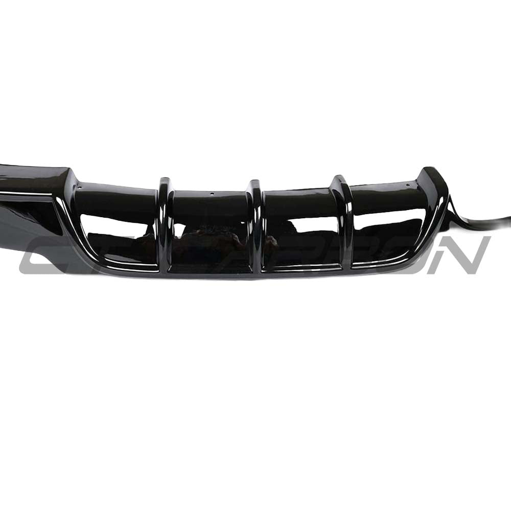 BMW 4 Series F32/F33/F36 GLOSS BLACK TWIN LEFT EXIT EXHAUST DIFFUSER - V2