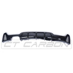 BMW 4 Series F32/F33/F36 GLOSS BLACK TWIN LEFT EXIT EXHAUST DIFFUSER - V2