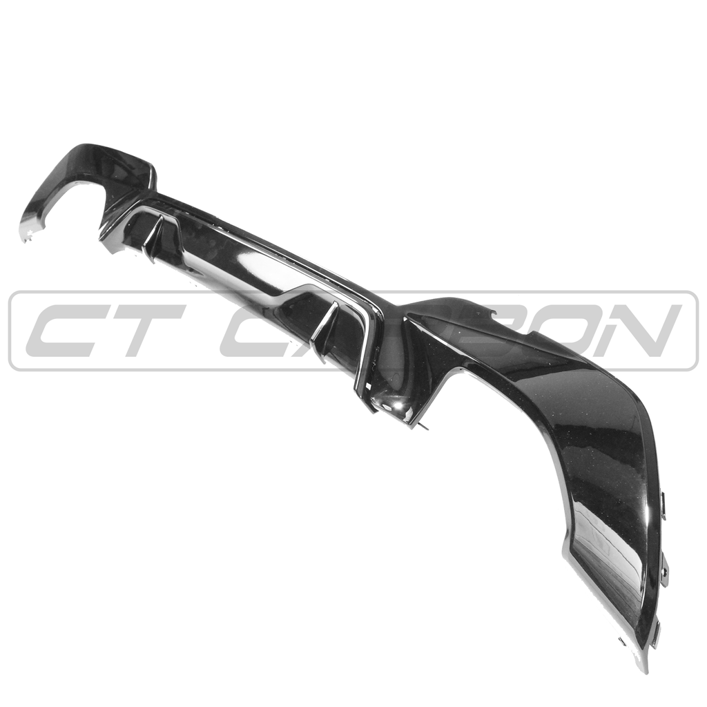BMW G20/G21 3 SERIES GLOSS BLACK DIFFUSER - MP STYLE (QUAD TIPS)