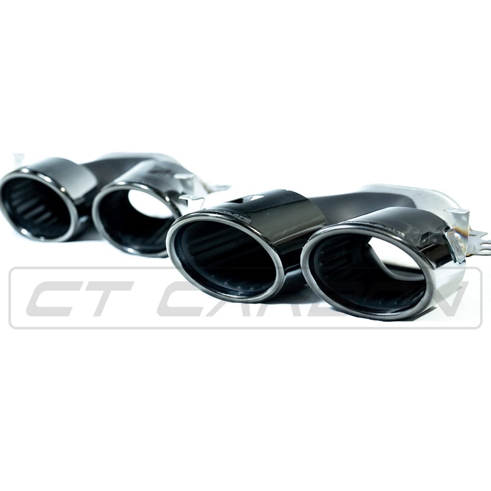 MERCEDES A-CLASS W177 2018-CURRENT GLOSS BLACK QUAD TIP DIFFUSER