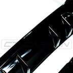 MERCEDES A-CLASS W177 2018-CURRENT GLOSS BLACK QUAD TIP DIFFUSER
