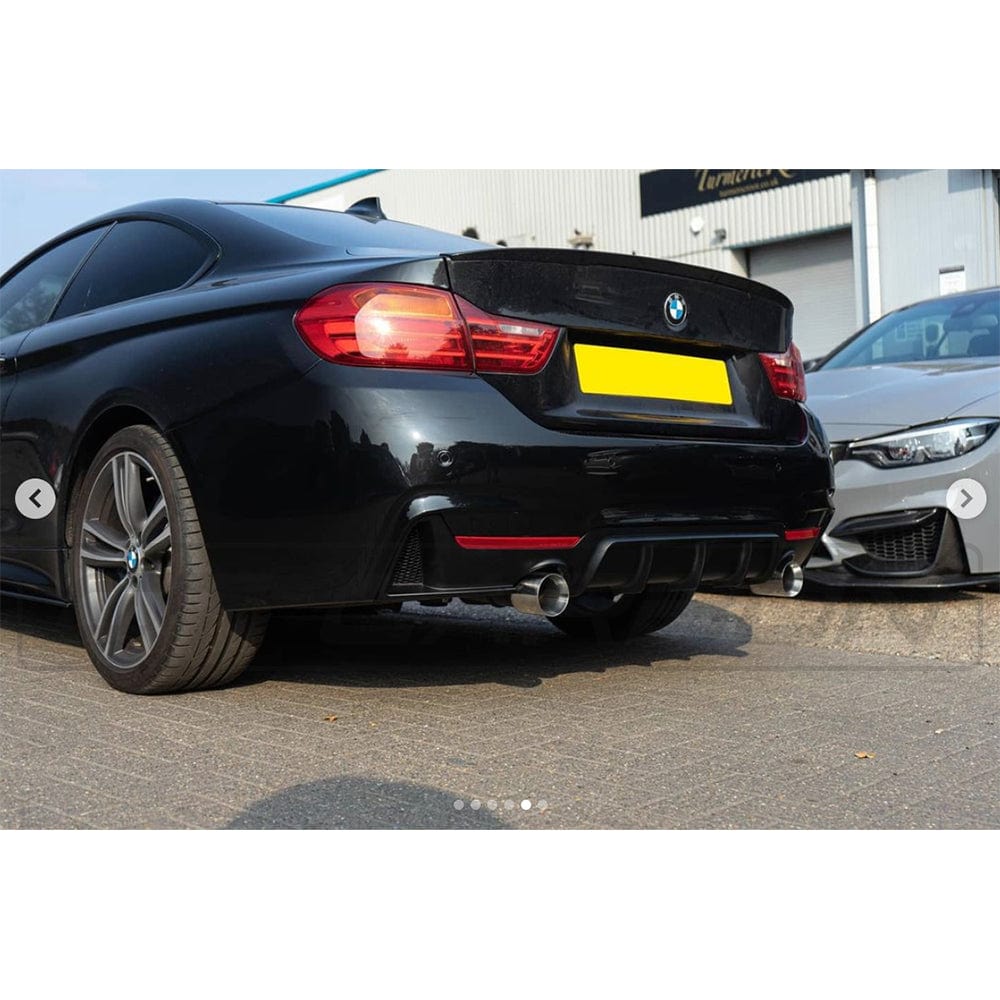 BMW 4 SERIES F36 GLOSS BLACK FULL KIT (DUAL EXHAUST) - MP STYLE - BLAK BY CT CARBON