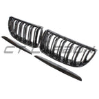 BMW E90 3 SERIES PRE-LCI DOUBLE SLAT BLACK GRILLES