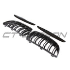 BMW E90 3 SERIES PRE-LCI DOUBLE SLAT BLACK GRILLES