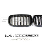 BMW F15/F16 X5/X6 2014-2018 SINGLE SLAT BLACK GRILLES