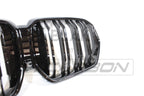 BMW G06 X6 2019-2023 DOUBLE SLAT BLACK GRILLES