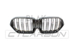 BMW G06 X6 2019-2023 DOUBLE SLAT BLACK GRILLES
