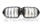 BMW G06 X6 2019-2023 DOUBLE SLAT BLACK GRILLES