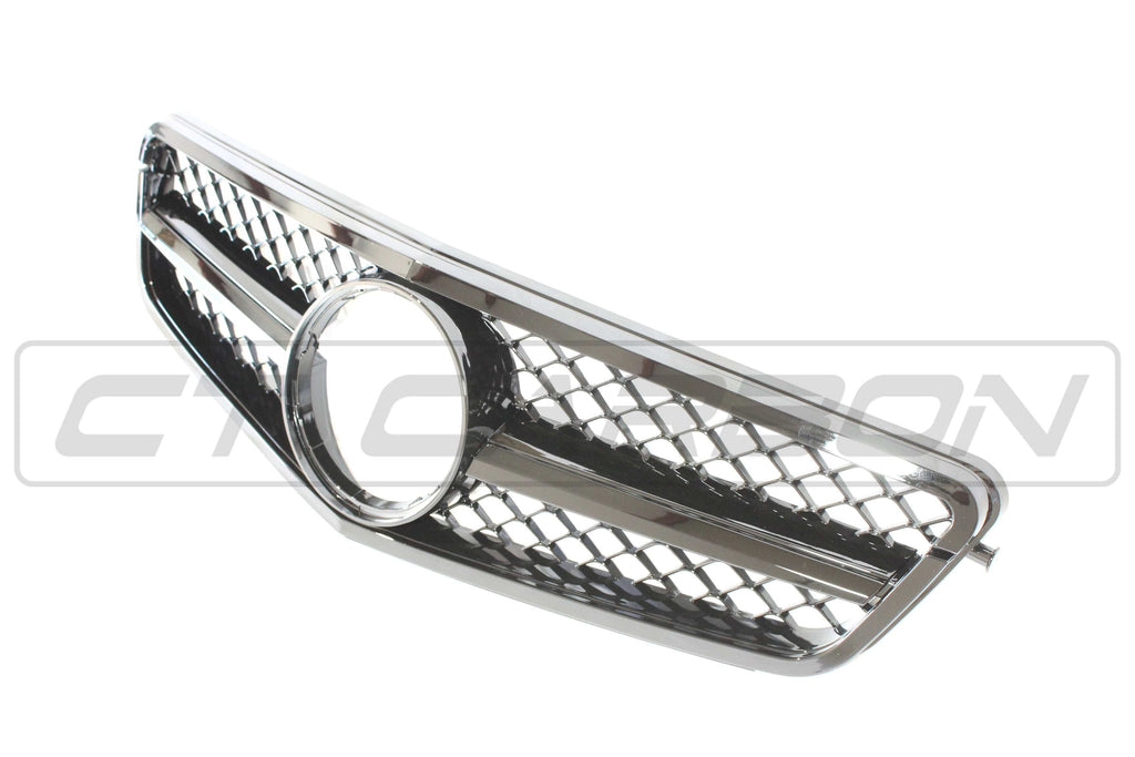 MERCEDES W204 C CLASS BLACK GRILLE