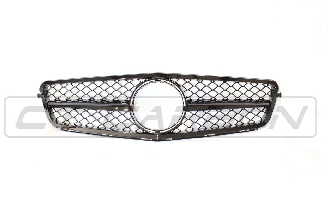 MERCEDES W204 C CLASS BLACK GRILLE