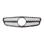 MERCEDES W204 C CLASS 2012-2015 GLOSS BLACK GRILLE
