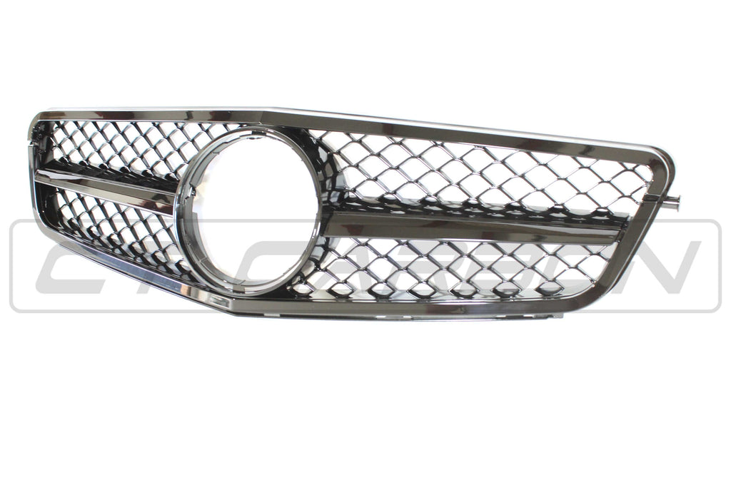 MERCEDES W204 C CLASS BLACK GRILLE