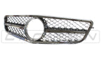 MERCEDES W204 C CLASS BLACK GRILLE