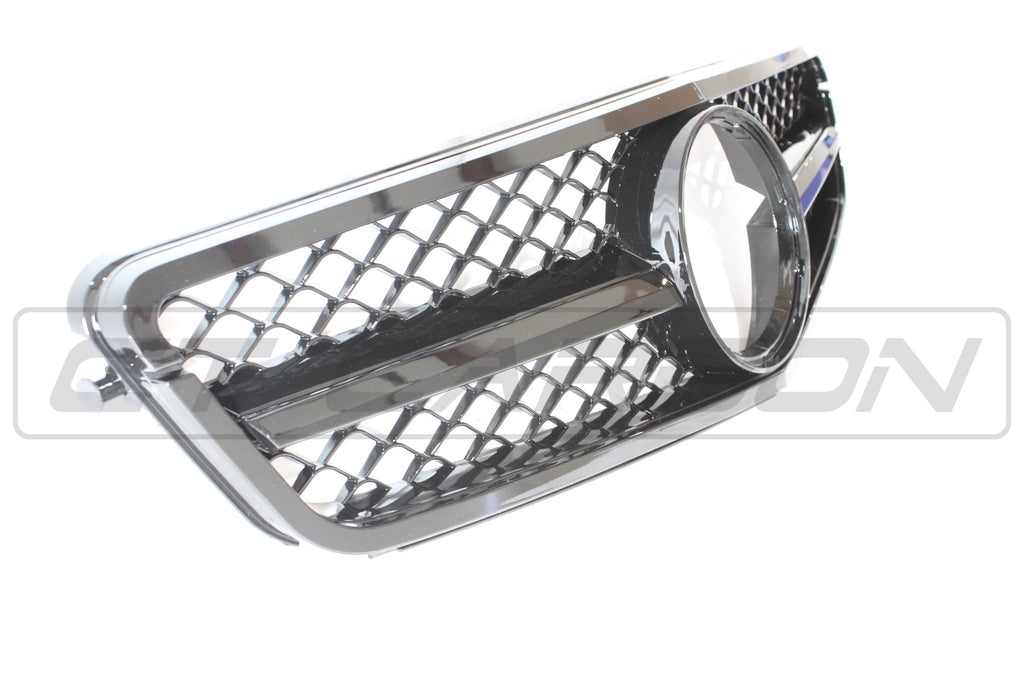 MERCEDES W204 C CLASS BLACK GRILLE