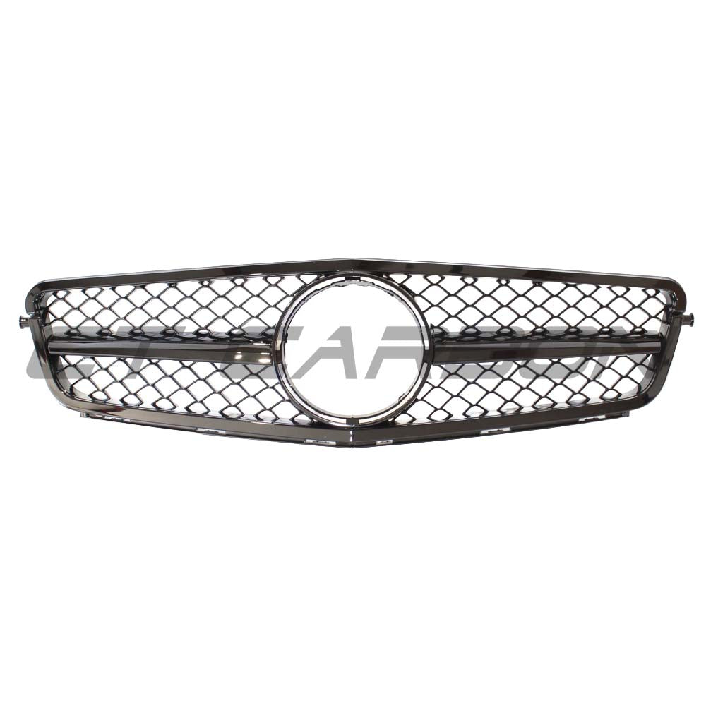 MERCEDES W204 C CLASS 2012-2015 GLOSS BLACK GRILLE