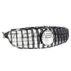 MERCEDES W205 C CLASS 2019+ BLACK GRILLE (WITH CAMERA)