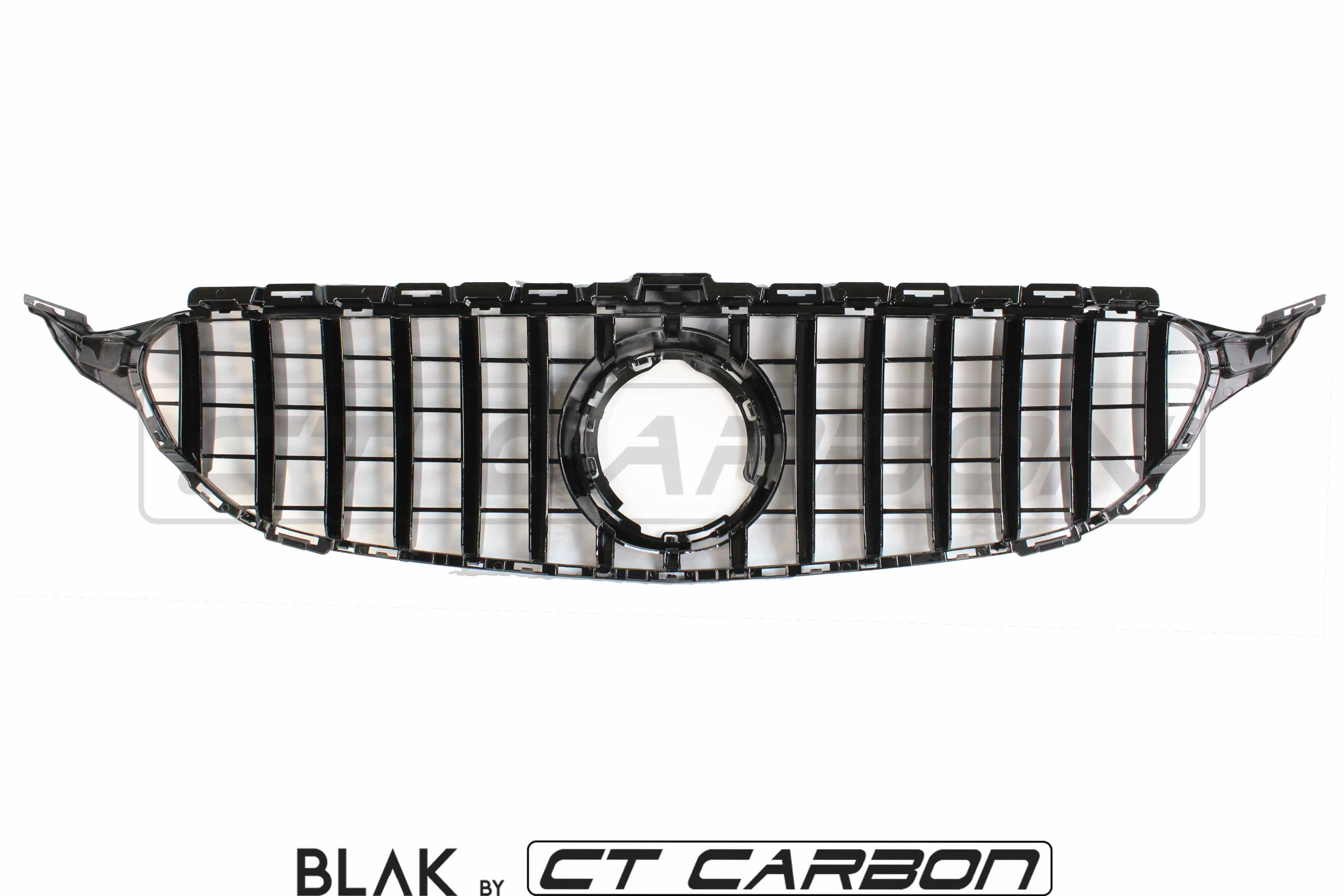 MERCEDES W205 C CLASS 2019+ BLACK GRILLE (WITH CAMERA) - BLAK BY CT CARBON